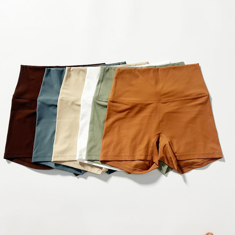 High-Waist Brushed Yoga Shorts