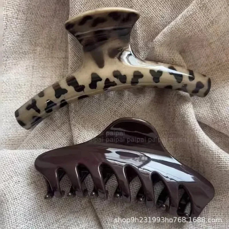 Leopard Shark Hair Claw Clips (2-Pack)