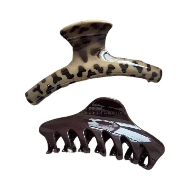 Leopard Shark Hair Claw Clips (2-Pack)