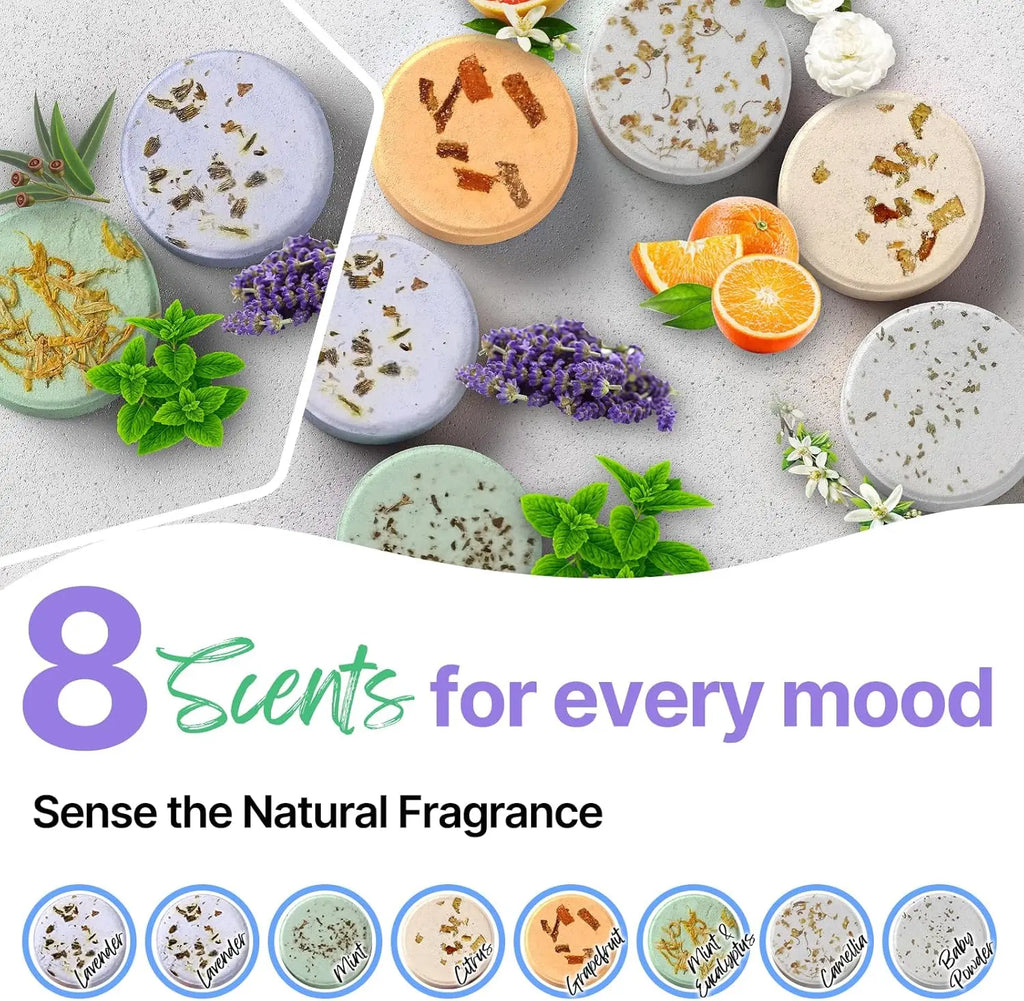 Aromatherapy Shower Steamers 8-Pack