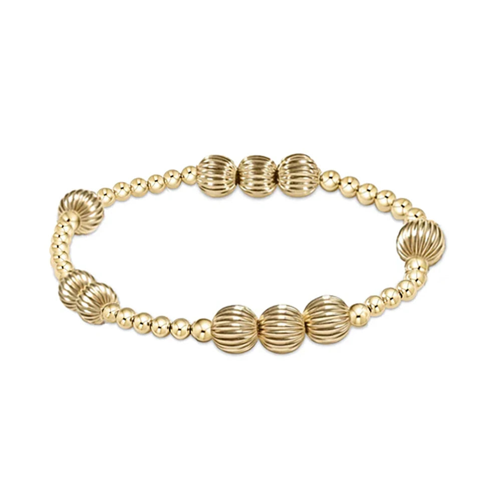 Gold Plated Cross Stackable Bracelet