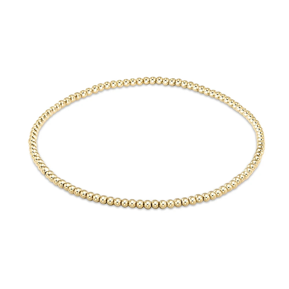 Gold Plated Cross Stackable Bracelet