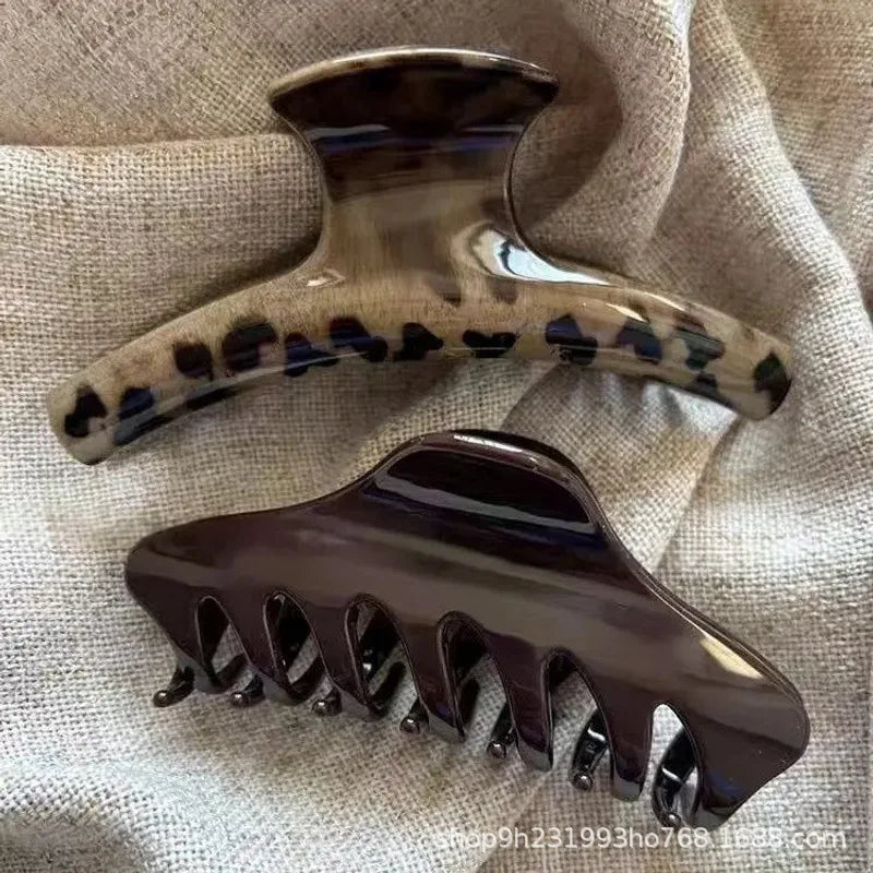 Leopard Shark Hair Claw Clips (2-Pack)