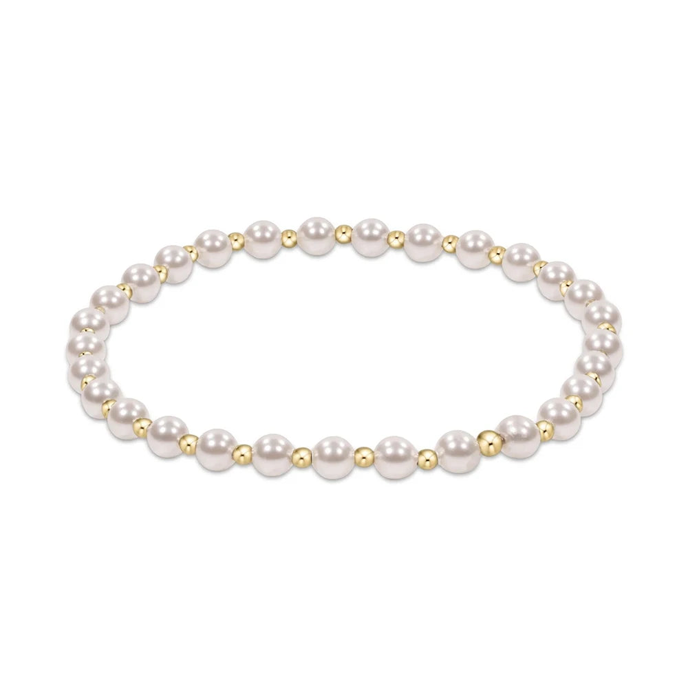 Gold Plated Cross Stackable Bracelet