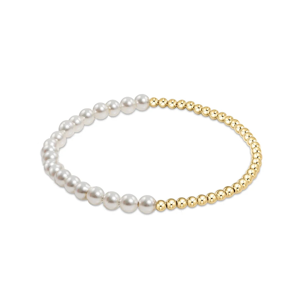 Gold Plated Cross Stackable Bracelet